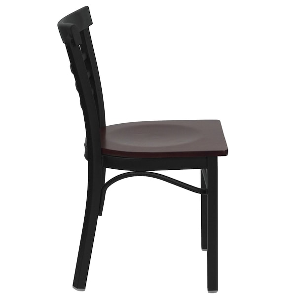 Flash Furniture Hercules Restaurant Chair, 17 in W 19-1/2" L 31-3/4" H - XU-DG6Q6B1LAD-MAHW-GG