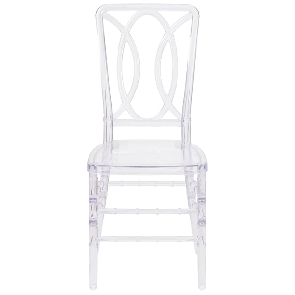 Flash Furniture Crystal Ice Stacking Chair - BH-H007-CRYSTAL-GG