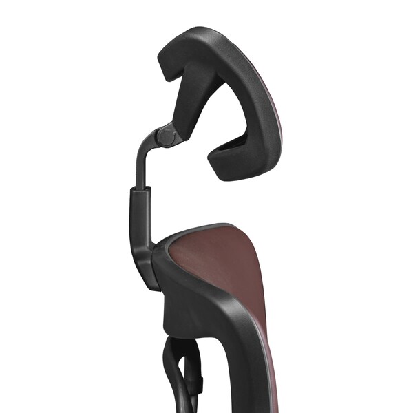 Regency Omega Ergonomic Leather Executive Office Chair with Headrest/Adjustable Lumbar Support, Chocolate - OMG004CH