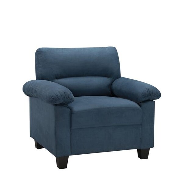 Kings Furniture Kings Furniture 910BU-CH Ames Fabric Chair; Blue - 910BU-CH