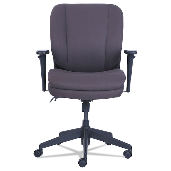 Sertapedic Cosset Ergonomic Task Chair, Supports up to 275 lbs., Gray/Black - 48967B