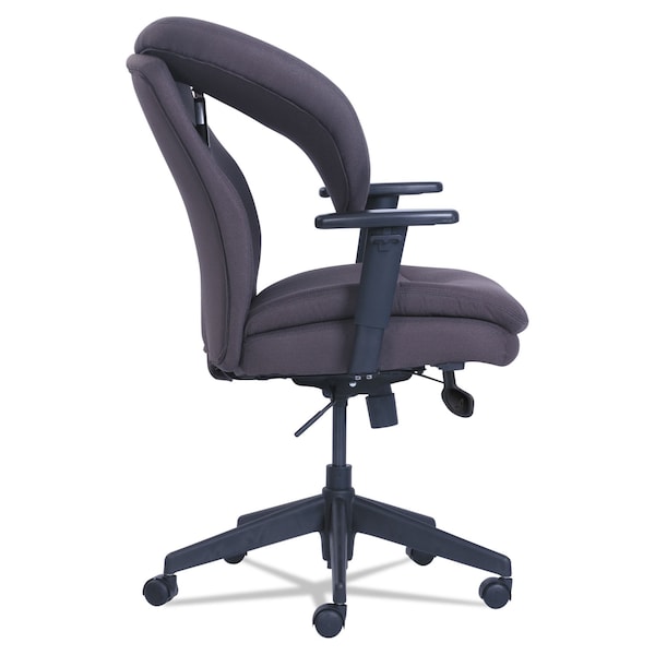 Sertapedic Cosset Ergonomic Task Chair, Supports up to 275 lbs., Gray/Black - 48967B