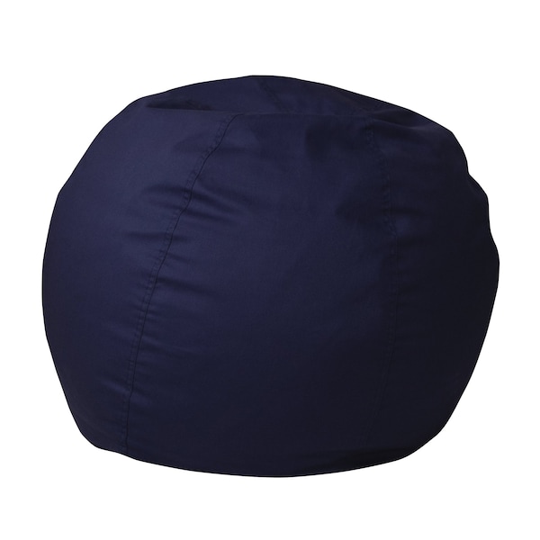 Flash Furniture Bean Bag Chair, 30 in W 30" L 18" H - DG-BEAN-SMALL-SOLID-BL-GG