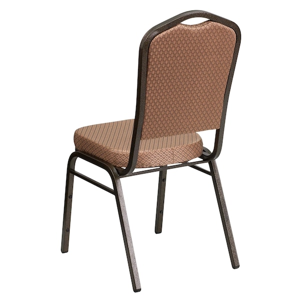 Flash Furniture Hercules Banquet Chair, 17-1/4 in W 20-1/4" L 38" H, Fabric Seat - FD-C01-GOLDVEIN-GO-GG