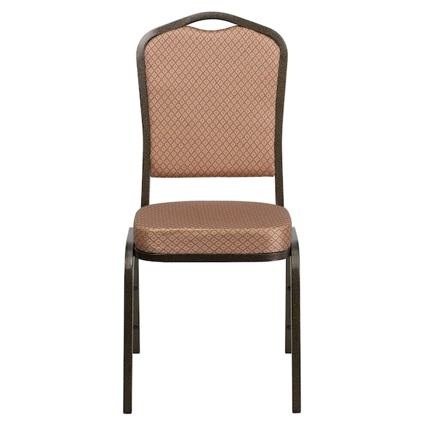 Flash Furniture Hercules Banquet Chair, 17-1/4 in W 20-1/4" L 38" H, Fabric Seat - FD-C01-GOLDVEIN-GO-GG