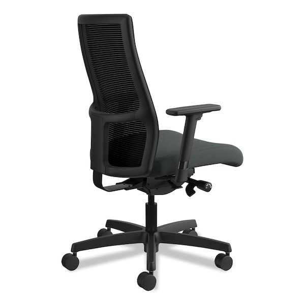 Hon Ignition Mesh Mid-Back Work Chair, Iron O, Padded T-Bar, Mesh, Iron Ore - HIWM2.A.H.M.CU19.T.SB