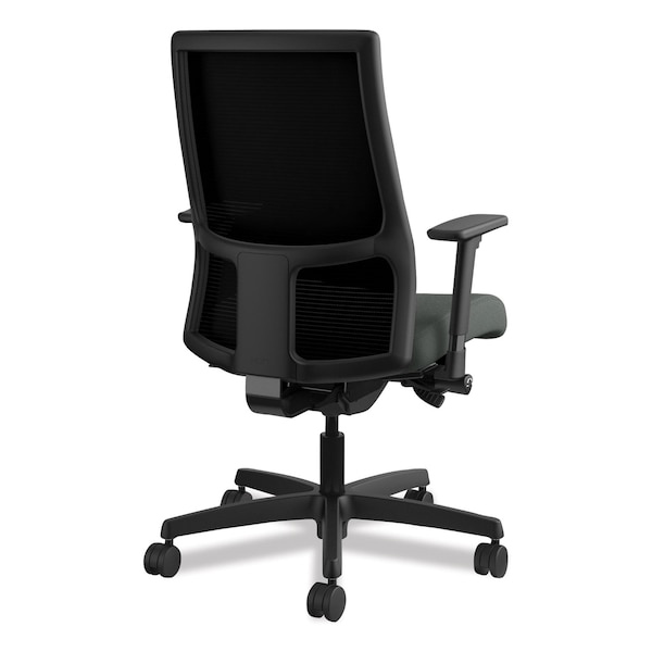 Hon Ignition Mesh Mid-Back Work Chair, Iron O, Padded T-Bar, Mesh, Iron Ore - HIWM2.A.H.M.CU19.T.SB