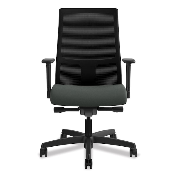 Hon Ignition Mesh Mid-Back Work Chair, Iron O, Padded T-Bar, Mesh, Iron Ore - HIWM2.A.H.M.CU19.T.SB