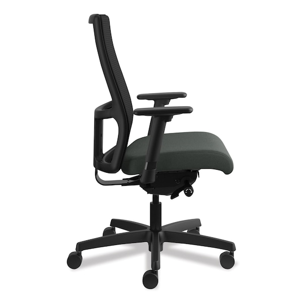 Hon Ignition Mesh Mid-Back Work Chair, Iron O, Padded T-Bar, Mesh, Iron Ore - HIWM2.A.H.M.CU19.T.SB
