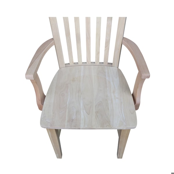 Whitewood Industries Chairs, Wood Back, 40 W 22 H - C-465A