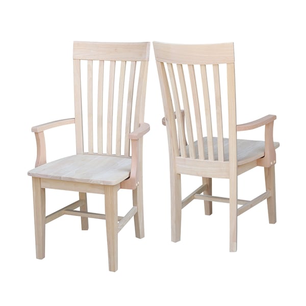 Whitewood Industries Chairs, Wood Back, 40 W 22 H - C-465A