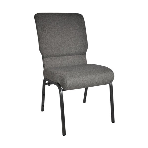 Flash Furniture Advantage Charcoal Gray Church Chair 18.5" Wide - PCHT185-111