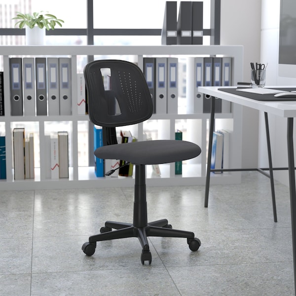 Flash Furniture Pivot Back Gray Mesh Chair - LF-134-GY-GG