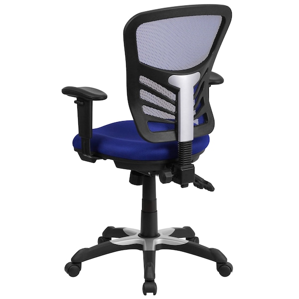 Flash Furniture Executive Chair, Blue Seat, Mesh Back - HL-0001-BL-GG