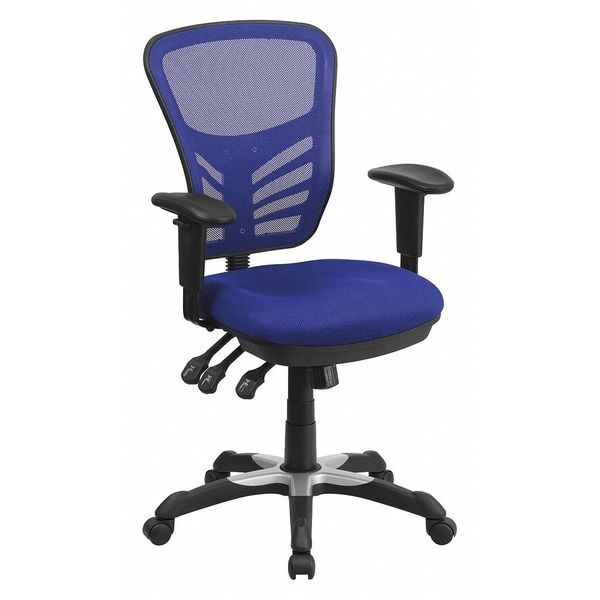 Flash Furniture Executive Chair, Blue Seat, Mesh Back - HL-0001-BL-GG
