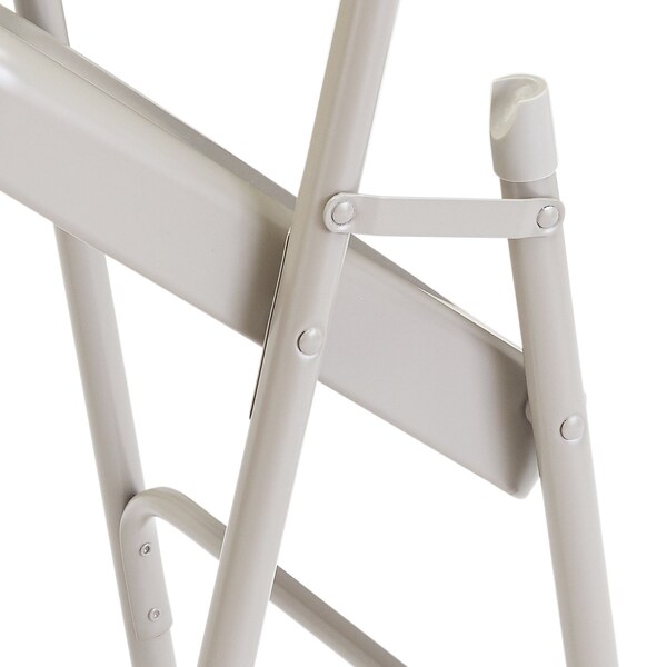 National Public Seating Folding Chair, Steel, Gray, PK4 - 52