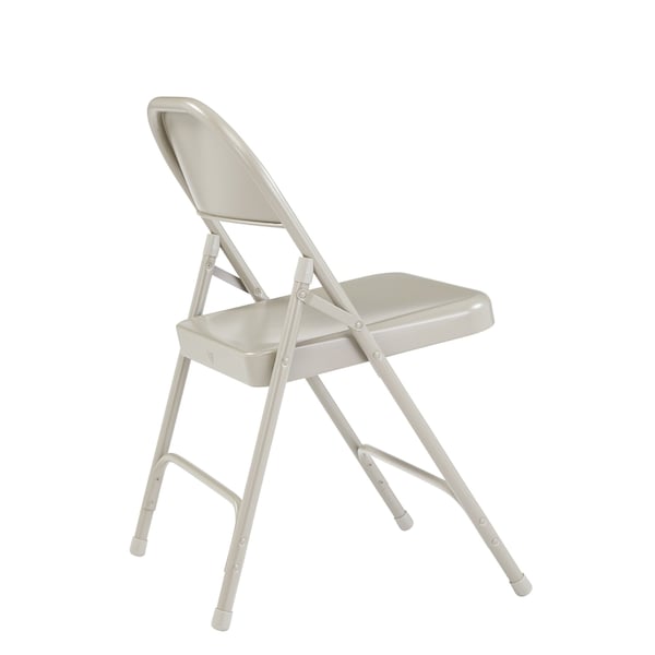 National Public Seating Folding Chair, Steel, Gray, PK4 - 52