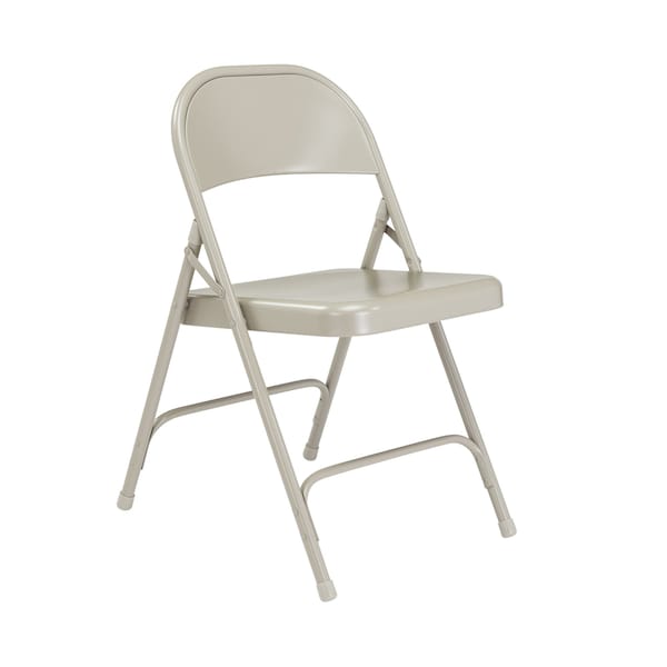 National Public Seating Folding Chair, Steel, Gray, PK4 - 52