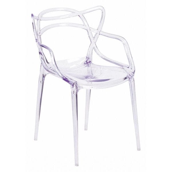 Flash Furniture Clear Stacking Side Chair - FH-173-APC-GG