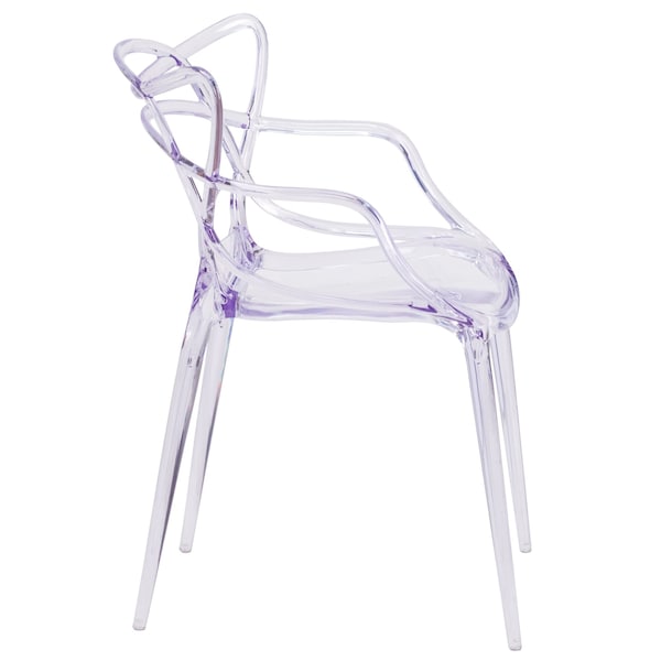 Flash Furniture Clear Stacking Side Chair - FH-173-APC-GG