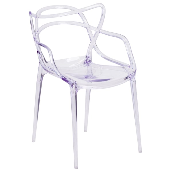 Flash Furniture Clear Stacking Side Chair - FH-173-APC-GG