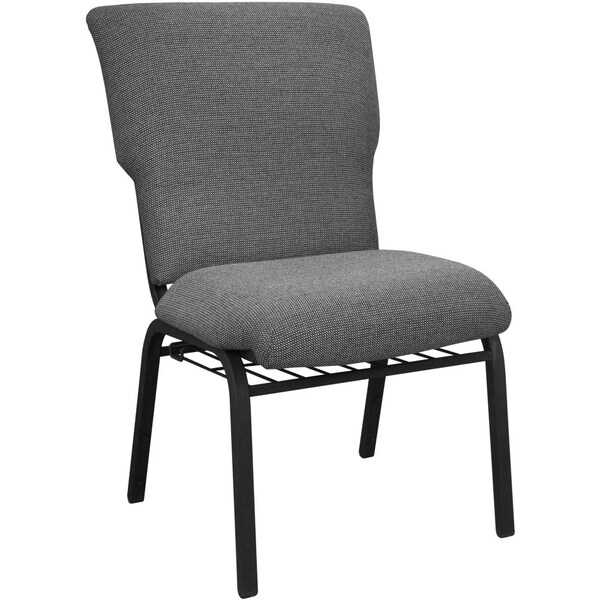 Flash Furniture Advantage Black Marble Discount Church Chair, 21" Wide - EPCHT-117