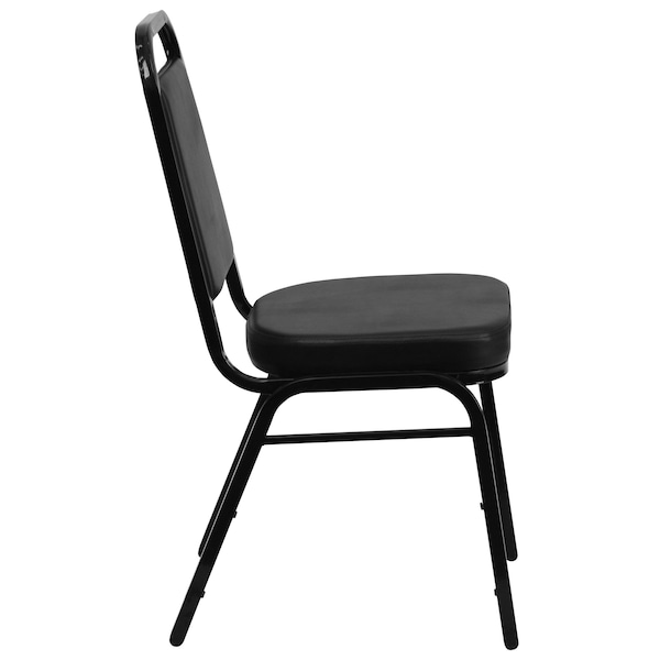 Flash Furniture Hercules Banquet Chair, Black Back, 17-1/2 in W 20-1/4" L 36" H, Vinyl Seat - FD-BHF-1-GG