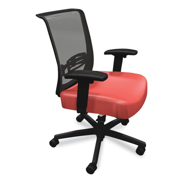 Hon Convergence Mid-Back Task Chair, Syncho-Tilt Control/Seat Slide, Rd/Bk - HONCMY1ACU67