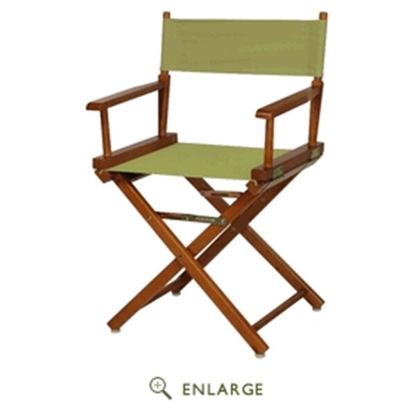 Casual Home 200-55-021-24 18 in. Directors Chair Honey Oak Frame with Tan Canvas - 200-55/021-24
