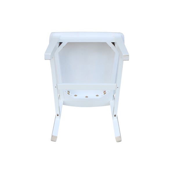 International Concepts Set of 2 San Remo Splatback Chairs, White - C08-10P