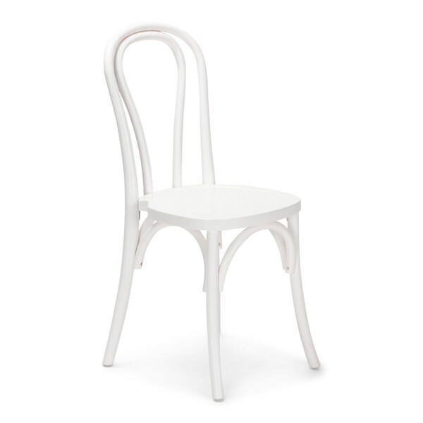 Atlas Commercial Products Madison Bentwood Chair, White - BWC45WH