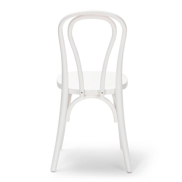 Atlas Commercial Products Madison Bentwood Chair, White - BWC45WH