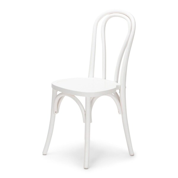 Atlas Commercial Products Madison Bentwood Chair, White - BWC45WH