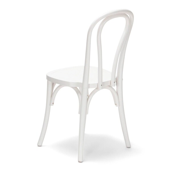 Atlas Commercial Products Madison Bentwood Chair, White - BWC45WH
