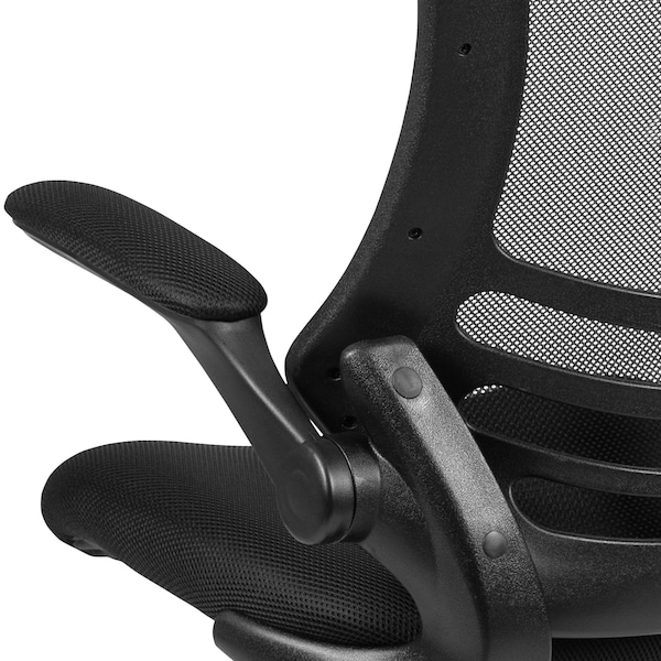 Flash Furniture Black Mesh Swivel Ergonomic Task Chairs, 5PK - 5-BL-X-5M-BK-GG