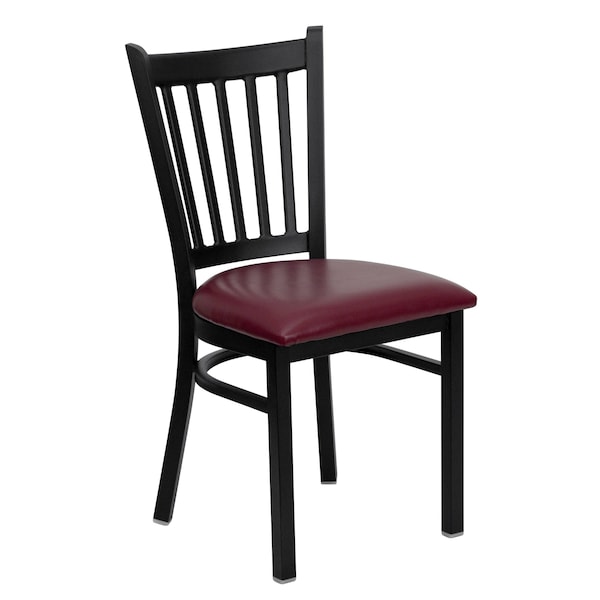 Flash Furniture Hercules Restaurant Chair, 17 in W 20-1/4" L 34-1/4" H - XU-DG-6Q2B-VRT-BURV-GG