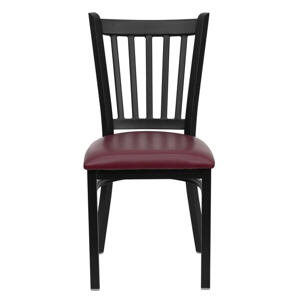 Flash Furniture Hercules Restaurant Chair, 17 in W 20-1/4" L 34-1/4" H - XU-DG-6Q2B-VRT-BURV-GG