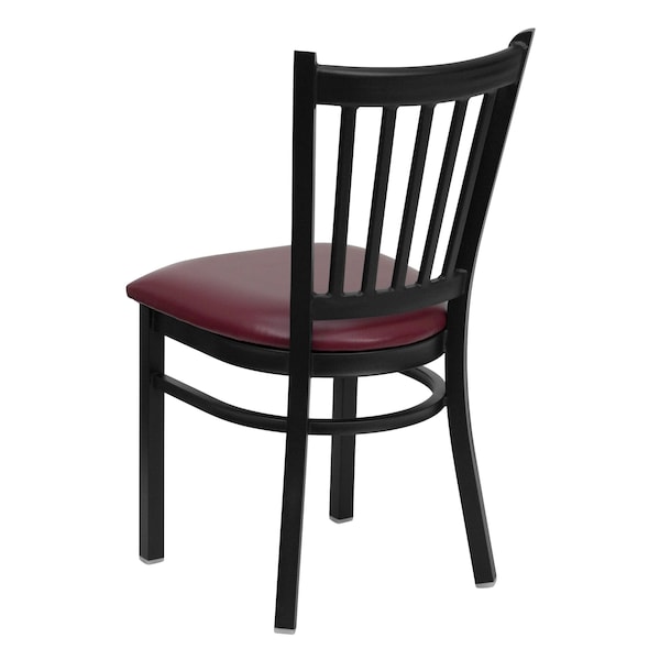 Flash Furniture Hercules Restaurant Chair, 17 in W 20-1/4" L 34-1/4" H - XU-DG-6Q2B-VRT-BURV-GG