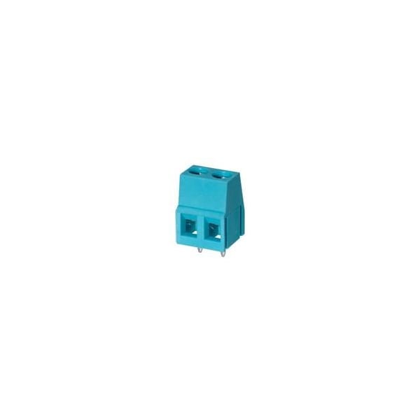 Cui Devices Fixed Terminal Blocks 2 24 Poles, Screw Type, Horizontal, 5.08 Pitch, 24 12 (Awg), Terminal Block - TB004-508-02BE