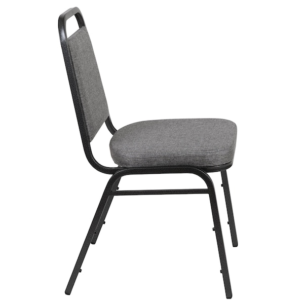 Flash Furniture Gray Fabric Banquet Chair with Silver Vein Frame - FD-BHF-1-SILVERVEIN-BCG-GG