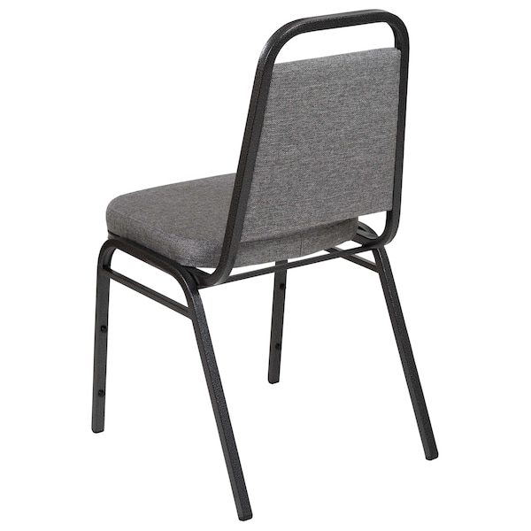 Flash Furniture Gray Fabric Banquet Chair with Silver Vein Frame - FD-BHF-1-SILVERVEIN-BCG-GG