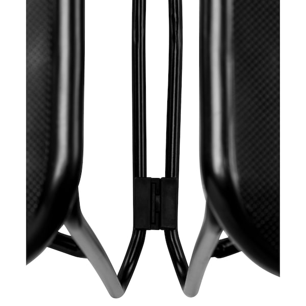 National Public Seating Commercialine Compact Stack Chair, Black - 850