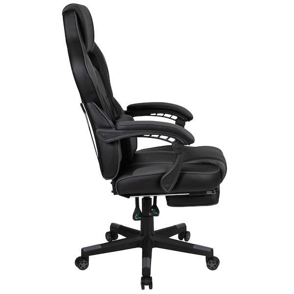 Flash Furniture Black/Gray Reclining Gaming Chair with Footrest - CH-00288-BK-GG