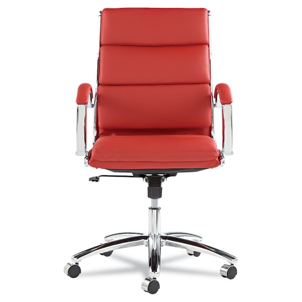 Alera Executive Chair Neratoli(TM) Mid-Back Slim Profile Chair, Arched Arms, 19" to 22-1/2" Height - ALENR4239