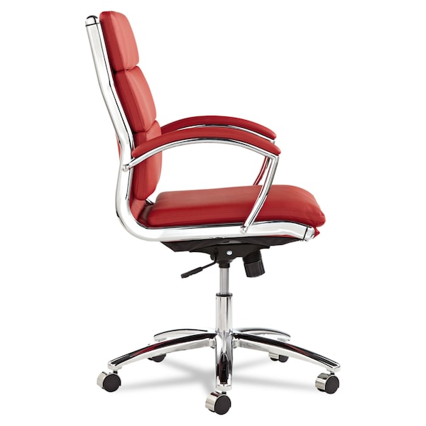 Alera Executive Chair Neratoli(TM) Mid-Back Slim Profile Chair, Arched Arms, 19" to 22-1/2" Height - ALENR4239