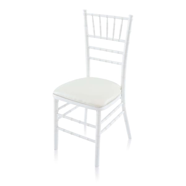 Atlas Commercial Products Wood Chiavari Chair, White - WCC4WH