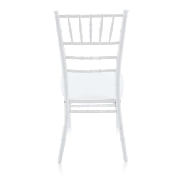 Atlas Commercial Products Wood Chiavari Chair, White - WCC4WH