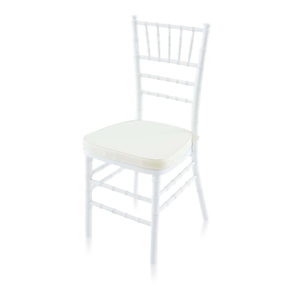 Atlas Commercial Products Wood Chiavari Chair, White - WCC4WH