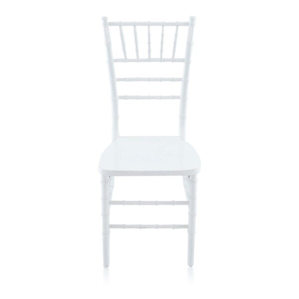 Atlas Commercial Products Wood Chiavari Chair, White - WCC4WH