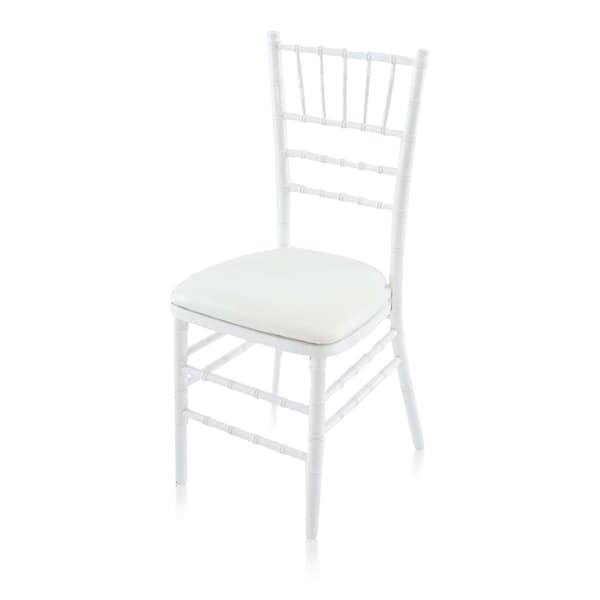 Atlas Commercial Products Wood Chiavari Chair, White - WCC4WH